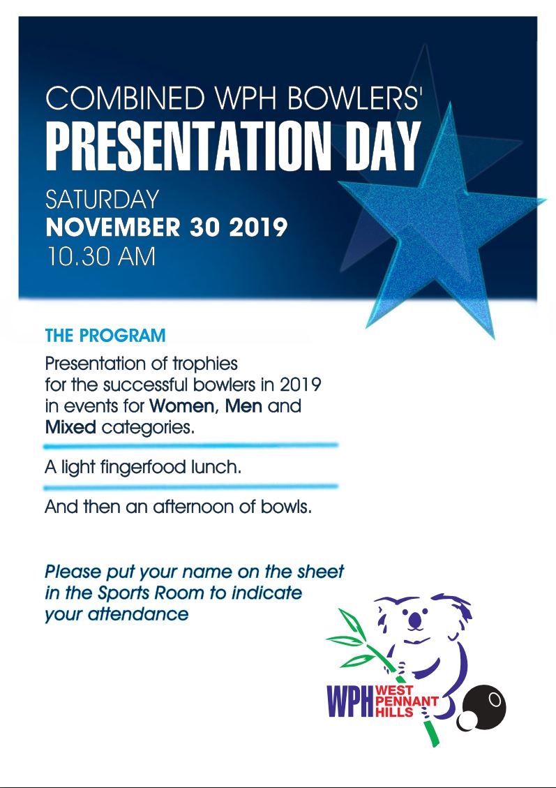2019 Presentation Day